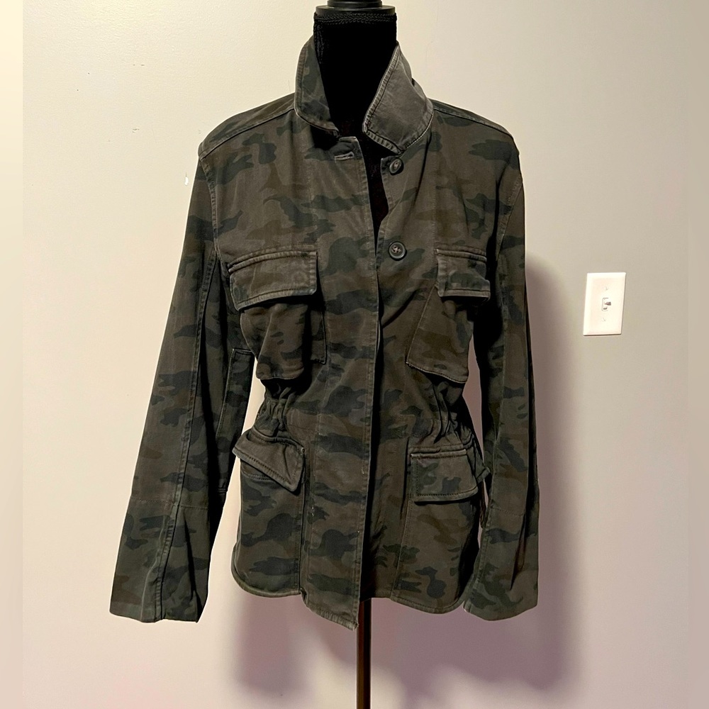 James Perse military inspired camo jacket size L 🪖perfect condition!!